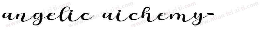 angelic aichemy字体转换